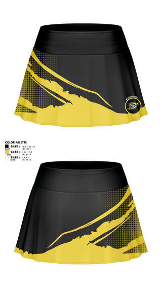 Skort, Belton Middle School Warriors Cheer, Cheer, Teamtime, Team time, sublimation, custom sports apparel, team uniforms, spirit wear, spiritwear, sports uniforms, custom shirts, team store, custom team store, fundraiser sports, apparel fundraiser