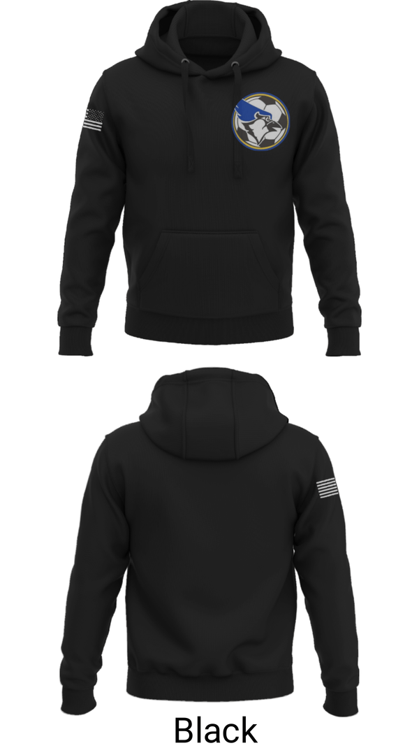 Hoodie, waseca bluejays, Men's Soccer, Teamtime, Team time, sublimation, custom sports apparel, team uniforms, spirit wear, spiritwear, sports uniforms, custom shirts, team store, custom team store, fundraiser sports, apparel fundraiser