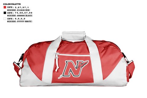 Duffle Bag, Neenah High School Golf, Golf, Teamtime, Team time, sublimation, custom sports apparel, team uniforms, spirit wear, spiritwear, sports uniforms, custom shirts, team store, custom team store, fundraiser sports, apparel fundraiser