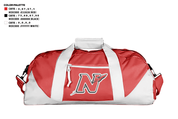 Duffle Bag, Neenah High School Golf, Golf, Teamtime, Team time, sublimation, custom sports apparel, team uniforms, spirit wear, spiritwear, sports uniforms, custom shirts, team store, custom team store, fundraiser sports, apparel fundraiser