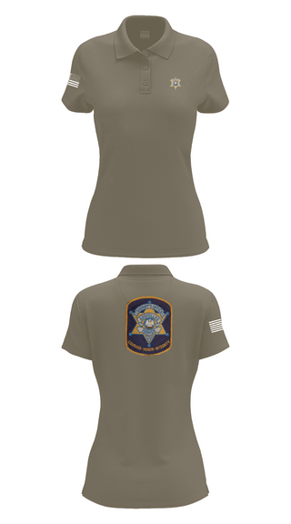 Womens Short Sleeve Performance Polo, Criminal Investigation, , Teamtime, Team time, sublimation, custom sports apparel, team uniforms, spirit wear, spiritwear, sports uniforms, custom shirts, team store, custom team store, fundraiser sports, apparel fundraiser