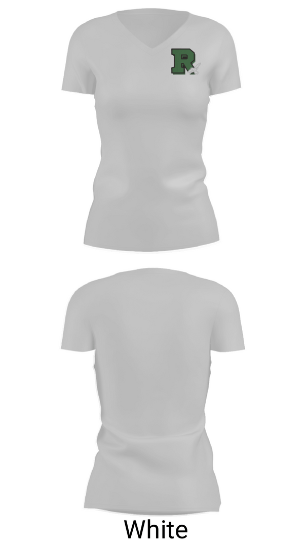 Womens Short Sleeve Vneck Shirt, Rapoport Academy Public School-Meyer High School Volleyball, Women's Volleyball, Teamtime, Team time, sublimation, custom sports apparel, team uniforms, spirit wear, spiritwear, sports uniforms, custom shirts, team store, custom team store, fundraiser sports, apparel fundraiser