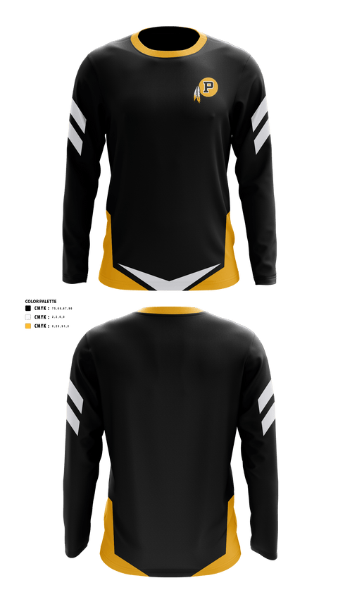 Long Sleeve Performance Shirt, Pontotoc High School Golf, Golf, Teamtime, Team time, sublimation, custom sports apparel, team uniforms, spirit wear, spiritwear, sports uniforms, custom shirts, team store, custom team store, fundraiser sports, apparel fundraiser