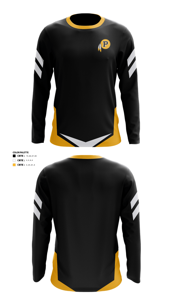 Long Sleeve Performance Shirt, Pontotoc High School Golf, Golf, Teamtime, Team time, sublimation, custom sports apparel, team uniforms, spirit wear, spiritwear, sports uniforms, custom shirts, team store, custom team store, fundraiser sports, apparel fundraiser