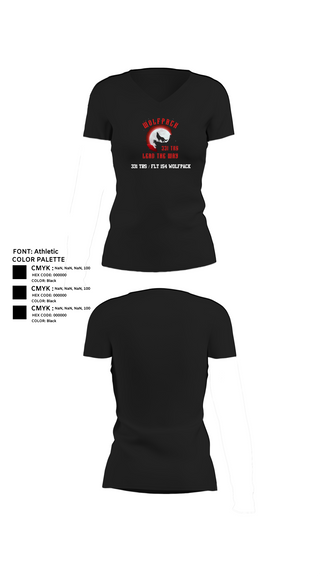 Womens Short Sleeve Vneck Shirt, 331 TRS / FLT 154 WOLFPACK, , Teamtime, Team time, sublimation, custom sports apparel, team uniforms, spirit wear, spiritwear, sports uniforms, custom shirts, team store, custom team store, fundraiser sports, apparel fundraiser