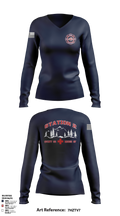 Station 2 10028209 Women's Long Sleeve V-neck Shirt - 1