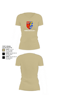 Fernmeldebataillon 4 95457693 Women's Short Sleeve V-neck Shirt - 84