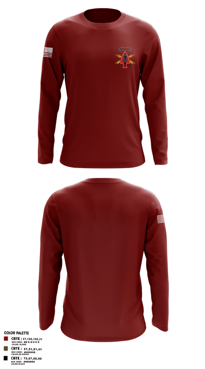 Usasoc 85355509 Long Sleeve Performance Shirt - 1