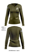 OPF 30432400 Women's Long Sleeve V-neck Shirt - 2