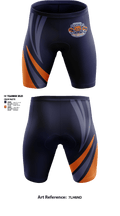 Crosspointe Panthers 67228981 Men's Compression Shorts - 1