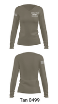492nd Civil Affairs Battalion 49200644 Women's Long Sleeve V-neck Shirt -1 77
