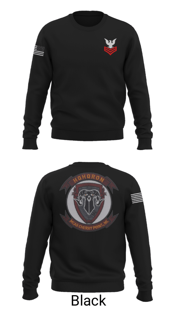 Crew Neck Sweatshirt, MCAS CHERRY POINT. H&HS, Navy, Teamtime, Team time, sublimation, custom sports apparel, team uniforms, spirit wear, spiritwear, sports uniforms, custom shirts, team store, custom team store, fundraiser sports, apparel fundraiser