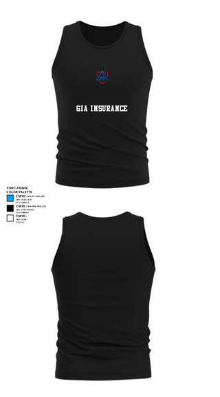 Tank Top, Gia Insurance, , Teamtime, Team time, sublimation, custom sports apparel, team uniforms, spirit wear, spiritwear, sports uniforms, custom shirts, team store, custom team store, fundraiser sports, apparel fundraiser