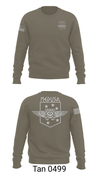 Crew Neck Sweatshirt, 2D Marine Raider Battalion, Marines, Teamtime, Team time, sublimation, custom sports apparel, team uniforms, spirit wear, spiritwear, sports uniforms, custom shirts, team store, custom team store, fundraiser sports, apparel fundraiser
