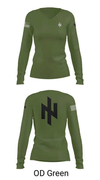 Womens Long Sleeve Vneck Shirt, Vitalii, Army, Teamtime, Team time, sublimation, custom sports apparel, team uniforms, spirit wear, spiritwear, sports uniforms, custom shirts, team store, custom team store, fundraiser sports, apparel fundraiser