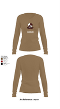 418 MLC 48598349 Women's Long Sleeve V-neck Shirt - 2