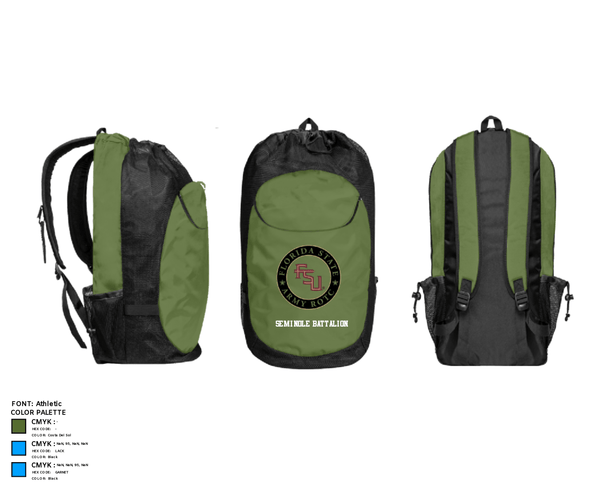 Gear Bag, Seminole Battalion, Army, Teamtime, Team time, sublimation, custom sports apparel, team uniforms, spirit wear, spiritwear, sports uniforms, custom shirts, team store, custom team store, fundraiser sports, apparel fundraiser