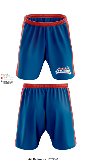 Athletic Shorts With Pockets, Arcadia Little League Baseball, Baseball, Teamtime, Team time, sublimation, custom sports apparel, team uniforms, spirit wear, spiritwear, sports uniforms, custom shirts, team store, custom team store, fundraiser sports, apparel fundraiser