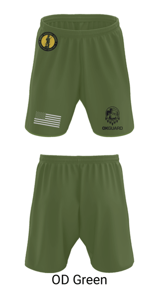 Athletic Shorts With Pockets, Recruiting & Retention Battalion, National Guard, Teamtime, Team time, sublimation, custom sports apparel, team uniforms, spirit wear, spiritwear, sports uniforms, custom shirts, team store, custom team store, fundraiser sports, apparel fundraiser