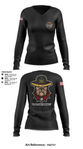 Bravo BulldawgsBravo BulldawgsB_3-6 ADARBulldawgs 3-6ADAR 29854779 Women's Long Sleeve V-neck Shirt - 2