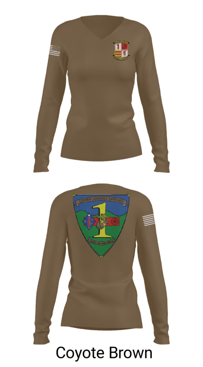 CLB-1 1535130 Women's Long Sleeve V-neck Shirt - 17