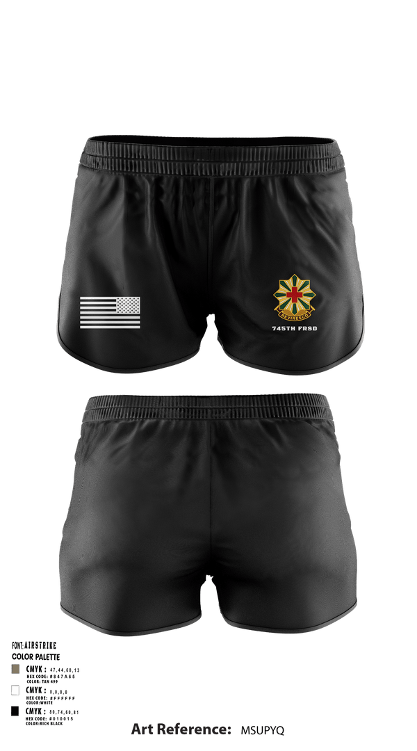 Ranger Panties, 745th Forward Resuscitative Surgical Detachment, Army, Teamtime, Team time, sublimation, custom sports apparel, team uniforms, spirit wear, spiritwear, sports uniforms, custom shirts, team store, custom team store, fundraiser sports, apparel fundraiser
