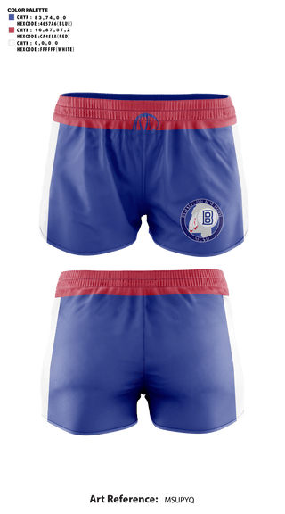 Womens Shorts, Byhalia High School Cheer, Cheer, Teamtime, Team time, sublimation, custom sports apparel, team uniforms, spirit wear, spiritwear, sports uniforms, custom shirts, team store, custom team store, fundraiser sports, apparel fundraiser
