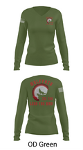 331 TRS / FLT 154 WOLFPACK 75262694 Women's Long Sleeve V-neck Shirt - 57