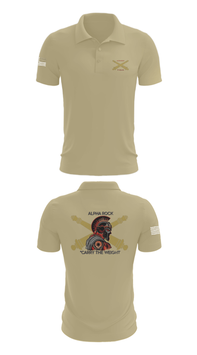ALPHA ROCK 20137343 Short Sleeve Performance Polo - 87