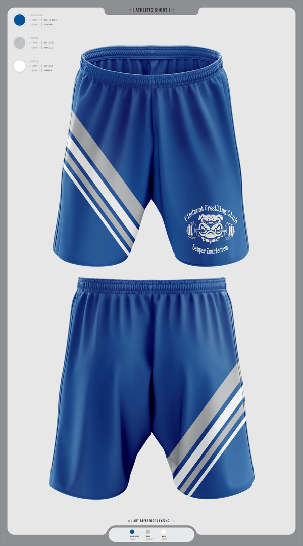 Athletic Shorts With Pockets, Piedmont Youth Wrestling, Wrestling, Teamtime, Team time, sublimation, custom sports apparel, team uniforms, spirit wear, spiritwear, sports uniforms, custom shirts, team store, custom team store, fundraiser sports, apparel fundraiser