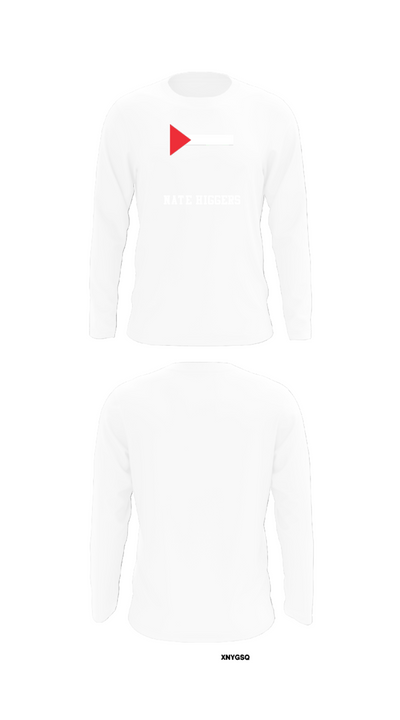 Nate higgers 97002600 Long Sleeve Performance Shirt - 8