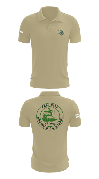 Palo Alto High School Cheer 94037882 Short Sleeve Performance Polo - 39