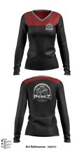 PÉREZ MOTORS 46833550 Women's Long Sleeve V-neck Shirt -1 125