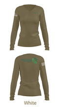 Moils Lawn and landscape 2540388 Women's Long Sleeve V-neck Shirt - 16
