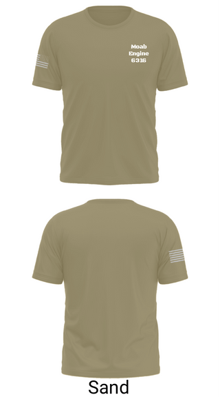 Short Sleeve Performance Shirt, Moab Engine 6316, Fire Department, Teamtime, Team time, sublimation, custom sports apparel, team uniforms, spirit wear, spiritwear, sports uniforms, custom shirts, team store, custom team store, fundraiser sports, apparel fundraiser
