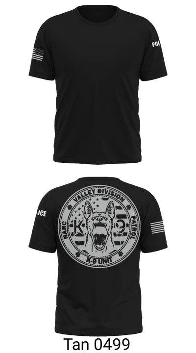 VALLEY K9 75951631 Short Sleeve Performance Shirt - 72