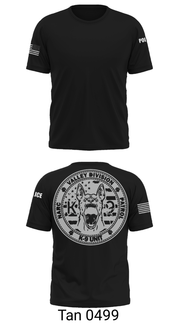 Short Sleeve Performance Shirt, VALLEY K9, , Teamtime, Team time, sublimation, custom sports apparel, team uniforms, spirit wear, spiritwear, sports uniforms, custom shirts, team store, custom team store, fundraiser sports, apparel fundraiser