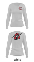 Cobre High School Cheer 63422399 Women's Long Sleeve V-neck Shirt - 16