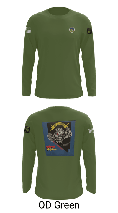 152 Port Dawgs 71317587 Long Sleeve Performance Shirt - 46