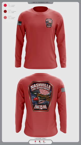 Long Sleeve Performance Shirt, Engine 15, , Teamtime, Team time, sublimation, custom sports apparel, team uniforms, spirit wear, spiritwear, sports uniforms, custom shirts, team store, custom team store, fundraiser sports, apparel fundraiser