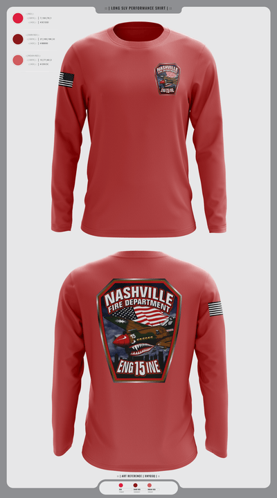 Engine 15 4145727 Long Sleeve Performance Shirt 3