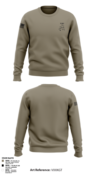 Crew Neck Sweatshirt, 2nd PLT A CO-The Family, Army, Teamtime, Team time, sublimation, custom sports apparel, team uniforms, spirit wear, spiritwear, sports uniforms, custom shirts, team store, custom team store, fundraiser sports, apparel fundraiser