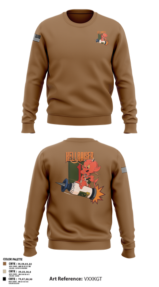 Crew Neck Sweatshirt, , Army, Teamtime, Team time, sublimation, custom sports apparel, team uniforms, spirit wear, spiritwear, sports uniforms, custom shirts, team store, custom team store, fundraiser sports, apparel fundraiser