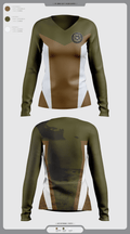 Krav Maga 3210796 Women's Long Sleeve V-neck Shirt - 5