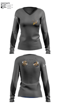 Dreamer's Toy Chest 40783887 Women's Long Sleeve V-neck Shirt -1 1