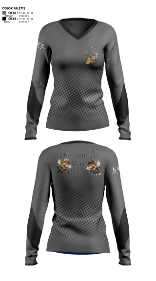 Womens Long Sleeve Vneck Shirt 1, Dreamer's Toy Chest, , Teamtime, Team time, sublimation, custom sports apparel, team uniforms, spirit wear, spiritwear, sports uniforms, custom shirts, team store, custom team store, fundraiser sports, apparel fundraiser