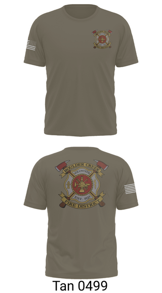Old School Cotton Feel Shirt, Boulder creek fire, , Teamtime, Team time, sublimation, custom sports apparel, team uniforms, spirit wear, spiritwear, sports uniforms, custom shirts, team store, custom team store, fundraiser sports, apparel fundraiser