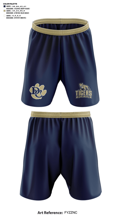 Douglas County High School Golf 70822223 Athletic Shorts With Pockets - 41