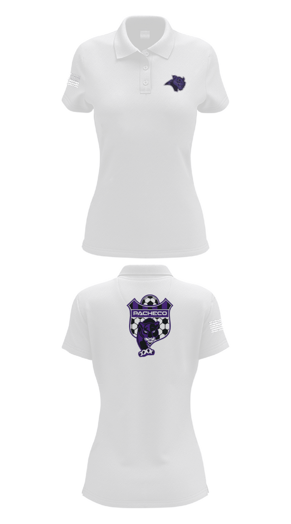 Womens Short Sleeve Performance Polo, Pacheco High School Soccer, Men's Soccer, Teamtime, Team time, sublimation, custom sports apparel, team uniforms, spirit wear, spiritwear, sports uniforms, custom shirts, team store, custom team store, fundraiser sports, apparel fundraiser
