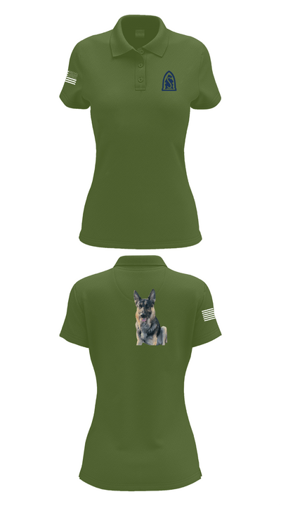 4-31 infantry battalion hotel company 62387368 Women's Short Sleeve Performance Polo  - 55